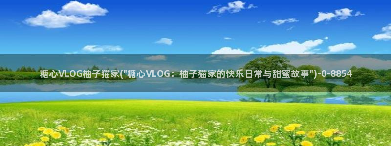 糖心vlog饼干：糖心VLOG柚子猫家(