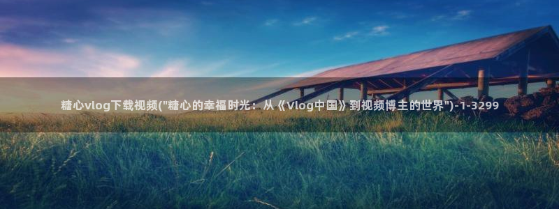 糖心vlog iosapp：糖心vlog