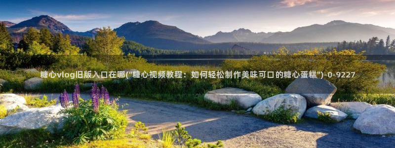 糖心vlog在线：糖心vlog旧版入口在哪(\